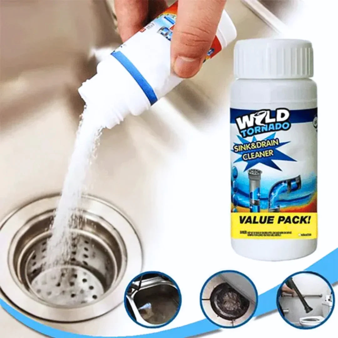 WILD TORNADO – Solución Efectiva para Desagües Atascados | Seguro y Fácil de Usar