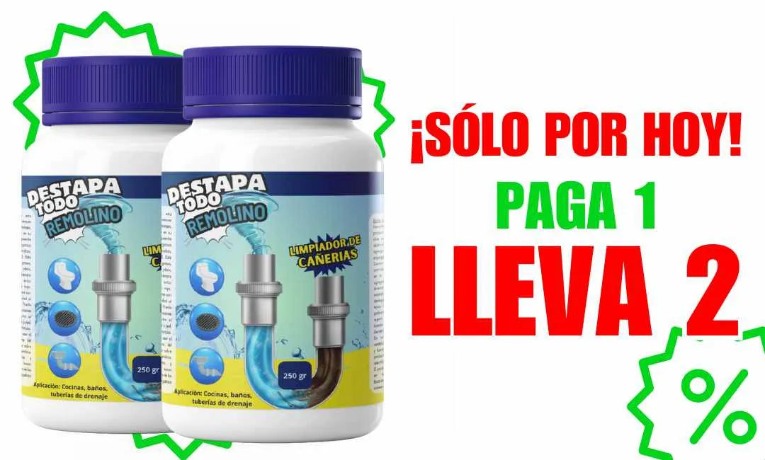 WILD TORNADO – Solución Efectiva para Desagües Atascados | Seguro y Fácil de Usar