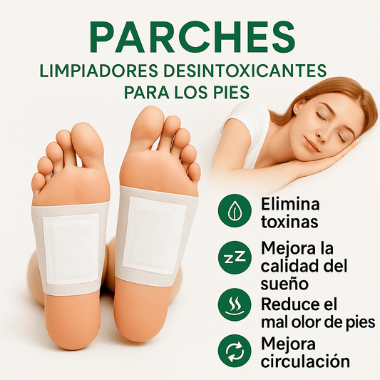 🌿 Eliminá toxinas mientras dormís con los parches Kinoki
