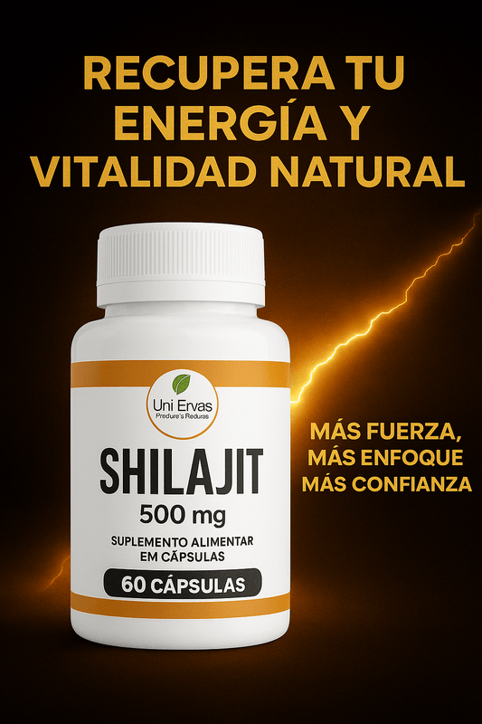 Shilajit Premium – Energía y Vitalidad Natural del Himalaya 60 cap.