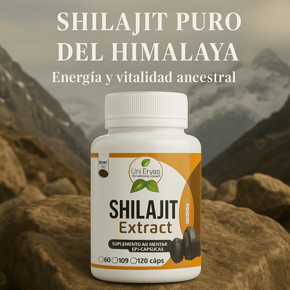 Shilajit Premium – Energía y Vitalidad Natural del Himalaya 60 cap.
