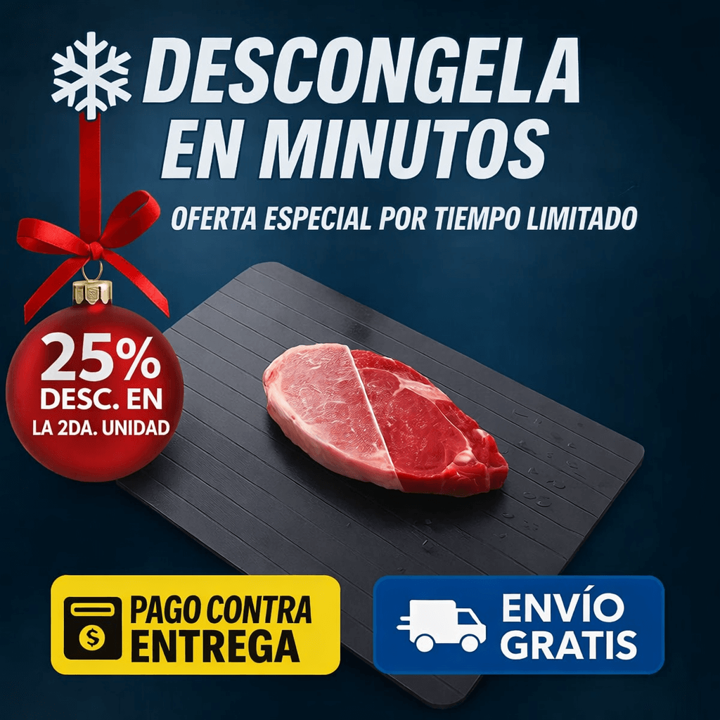 Bandeja de descongelación rápida de para descongelar carne o alimentos congelados