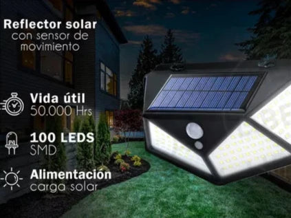 Lampara Led de Pared Solar