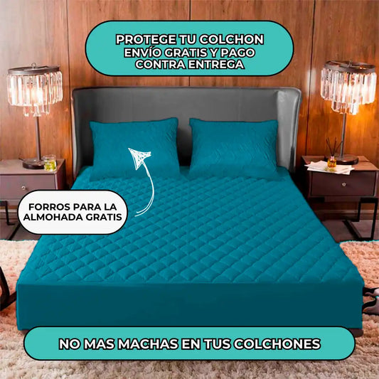 Protector Colchon Antifluido Acolchado 🌟 SleepGuard™ 🌟