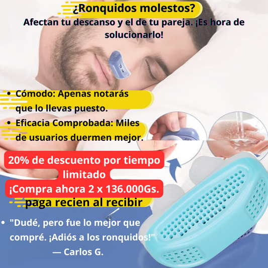 PROMO: Dispositivo nasal antirronquidos