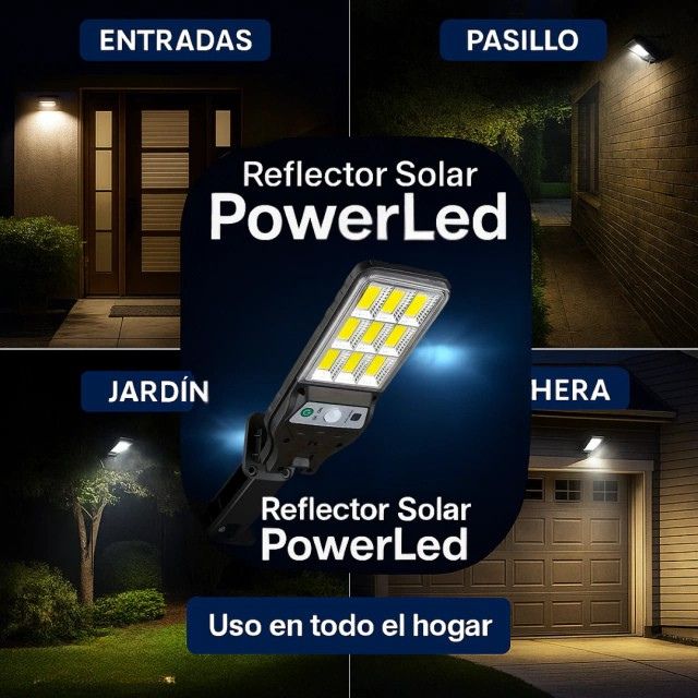 3x2 en "Reflectores Solares PowerLed” Mas seguridad y sin pagar luz de mas!